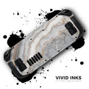 Agate Marble Slate V6 // Full Body Skin Decal Wrap Kit for the Steam Deck handheld gaming computer