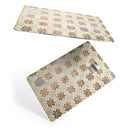 Aged Aqua Polygon Pattern - Premium Protective Decal Skin-Kit for the Apple Credit Card