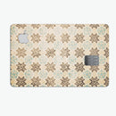 Aged Aqua Polygon Pattern - Premium Protective Decal Skin-Kit for the Apple Credit Card