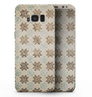 Aged Aqua Polygon Pattern - Samsung Galaxy S8 Full-Body Skin Kit