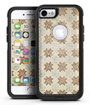 Aged Aqua Polygon Pattern - iPhone 7 or 7 Plus Commuter Case Skin Kit