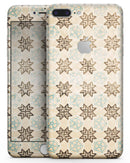 Aged Aqua Polygon Pattern - Skin-kit for the iPhone 8 or 8 Plus
