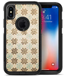 Aged Aqua Polygon Pattern - iPhone X OtterBox Case & Skin Kits