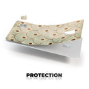 Aged Aqua SemiCircles with Polka Dots - Premium Protective Decal Skin-Kit for the Apple Credit Card