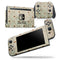 Aged Aqua SemiCircles with Polka Dots - Skin Wrap Decal for Nintendo Switch Lite Console & Dock - 3DS XL - 2DS - Pro - DSi - Wii - Joy-Con Gaming Controller
