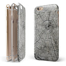 Aged Cracked Tree Stump Core iPhone 6/6s or 6/6s Plus 2-Piece Hybrid INK-Fuzed Case