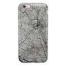 Aged Cracked Tree Stump Core iPhone 6/6s or 6/6s Plus 2-Piece Hybrid INK-Fuzed Case