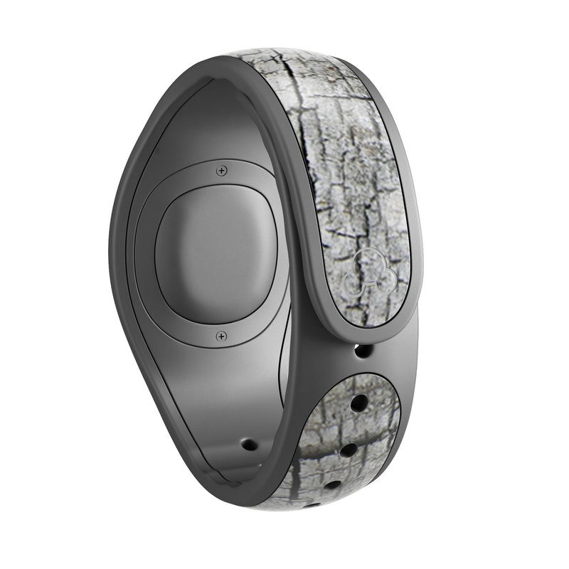 Aged Cracked Tree Stump Core - Decal Skin Wrap Kit for the Disney Magic Band