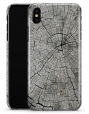 Aged Cracked Tree Stump Core - iPhone X Clipit Case