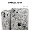 Aged Cracked Tree Stump Core  - Protective Skin Wrap & Decal – Compatible with iPhone SE to iPhone 17 Pro Max (All Models)