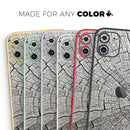 Aged Cracked Tree Stump Core  - Protective Skin Wrap & Decal – Compatible with iPhone SE to iPhone 17 Pro Max (All Models)