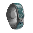 Aged Green Paint Surface - Decal Skin Wrap Kit for the Disney Magic Band