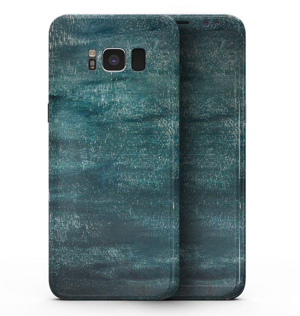 Aged Green Paint Surface - Samsung Galaxy S8 Full-Body Skin Kit
