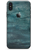 Aged Green Paint Surface - iPhone X Skin-Kit