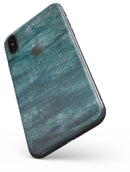 Aged Green Paint Surface - iPhone X Skin-Kit