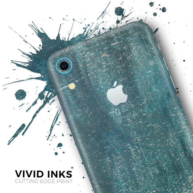 Aged Green Paint Surface - Skin-Kit for the Apple iPhone XR, XS MAX, XS/X, 8/8+, 7/7+, 5/5S/SE (All iPhones Available)