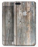 Aged Horizontal Wood Planks - Skin-kit for the iPhone 8 or 8 Plus