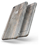 Aged Horizontal Wood Planks - Skin-kit for the iPhone 8 or 8 Plus