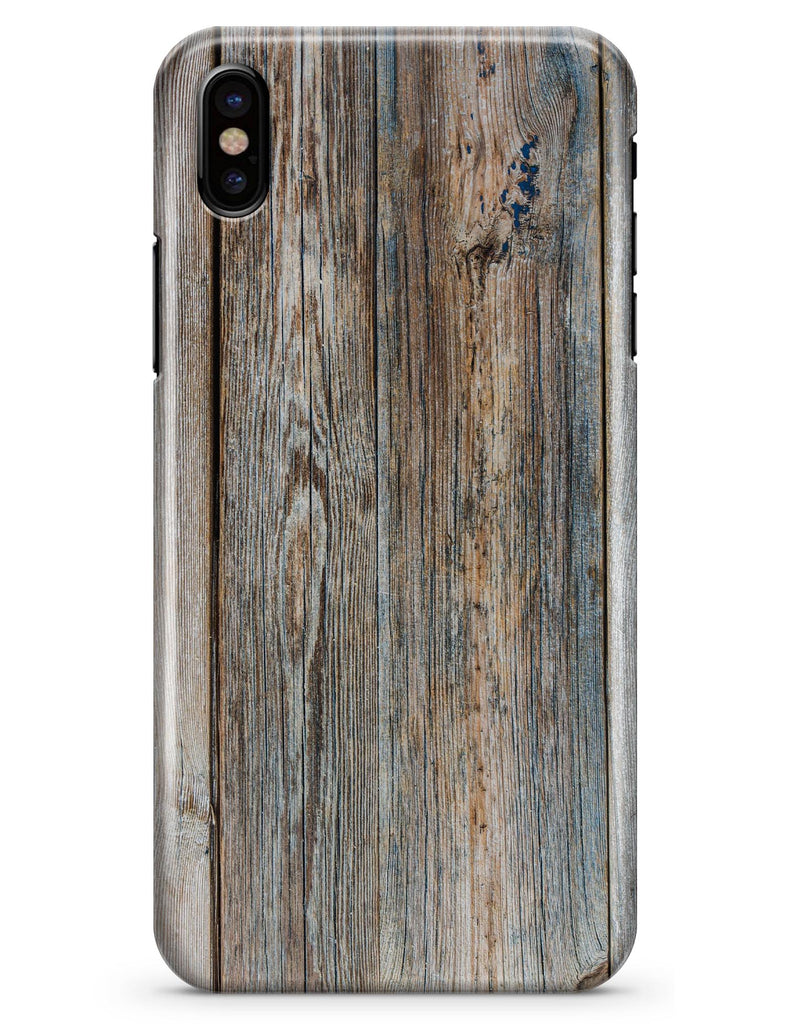 Aged Horizontal Wood Planks - iPhone X Clipit Case