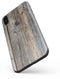Aged Horizontal Wood Planks - iPhone X Skin-Kit