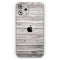 Aged White Wood Planks 2 - Skin-Kit compatible with the Apple iPhone 13, 13 Pro Max, 13 Mini, 13 Pro, iPhone 12, iPhone 11 (All iPhones Available)