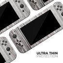 Aged White Wood Planks // Skin Decal Wrap Kit for Nintendo Switch Console & Dock, Joy-Cons, Pro Controller, Lite, 3DS XL, 2DS XL, DSi, or Wii - Vinyl Skin Wrap for Nintendo Switch 2, OLED, Lite, Pro Controller, Wii & Classic Handhelds