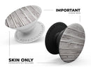 Aged White Wood Planks - Skin Kit for PopSockets and other Smartphone Extendable Grips & Stands