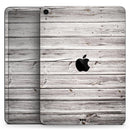 Aged White Wood Planks - Full Body Skin Decal for the Apple iPad Pro 12.9", 11", 10.5", 9.7", Air or Mini (All Models Available)