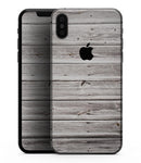 Aged White Wood Planks - iPhone XS MAX, XS/X, 8/8+, 7/7+, 5/5S/SE Skin-Kit (All iPhones Available)