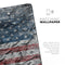 Aged and Wrinkled American Flag - Full Body Skin Decal for the Apple iPad Pro 12.9", 11", 10.5", 9.7", Air or Mini (All Models Available)
