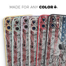Aged and Wrinkled American Flag  - Protective Skin Wrap & Decal – Compatible with iPhone SE to iPhone 17 Pro Max (All Models)