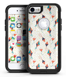 All Over Flying Kites Pattern - iPhone 7 or 7 Plus Commuter Case Skin Kit