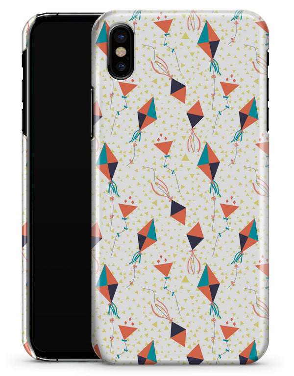 All Over Flying Kites Pattern - iPhone X Clipit Case