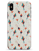 All Over Flying Kites Pattern - iPhone X Clipit Case