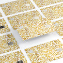 All Over Scattered Golden Micro Dots - Premium Protective Decal Skin-Kit for the Apple Credit Card