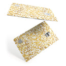 All Over Scattered Golden Micro Dots - Premium Protective Decal Skin-Kit for the Apple Credit Card