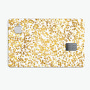 All Over Scattered Golden Micro Dots - Premium Protective Decal Skin-Kit for the Apple Credit Card