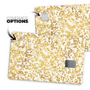All Over Scattered Golden Micro Dots - Premium Protective Decal Skin-Kit for the Apple Credit Card
