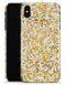 All Over Scattered Golden Micro Dots - iPhone X Clipit Case