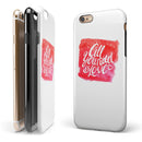 All You Need is Love iPhone 6/6s or 6/6s Plus 2-Piece Hybrid INK-Fuzed Case