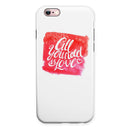 All You Need is Love iPhone 6/6s or 6/6s Plus 2-Piece Hybrid INK-Fuzed Case