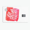 All You Need is Love - Premium Protective Decal Skin-Kit for the Apple Credit Card