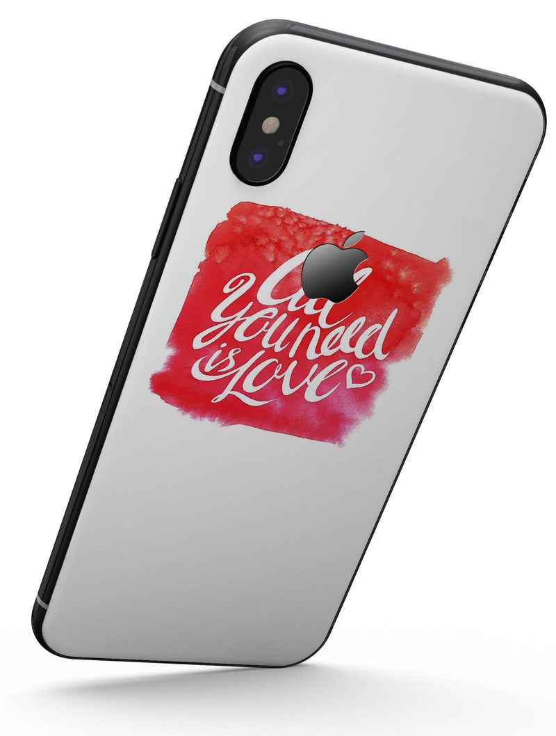 All You Need is Love - iPhone X Skin-Kit