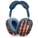 American Distressed Flag Panel - Full Body Skin Decal Wrap Kit for Apple AirPods Pro Max