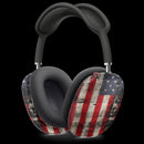 American Distressed Flag Panel - Full Body Skin Decal Wrap Kit for Apple AirPods Pro Max