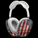 American Distressed Flag Panel - Full Body Skin Decal Wrap Kit for Apple AirPods Pro Max