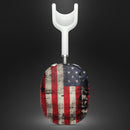 American Distressed Flag Panel - Full Body Skin Decal Wrap Kit for Apple AirPods Pro Max