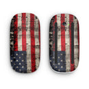 American Distressed Flag Panel - Full Body Skin Decal Wrap Kit for Apple Magic Mouse
