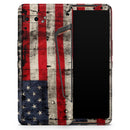 American Distressed Flag Panel - Full Body Skin Decal Wrap Kit for Asus Phones