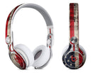 American Distressed Flag Panel - Full Body Skin Decal Wrap Kit for Beats by Dre